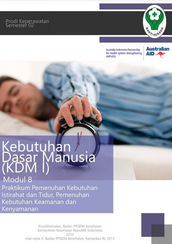 Praktikum Pemenuhan Kebutuhan Istirahat Dan Tidur, Pemenuhan Kebutuhan Keamanan dan Kenyamanan